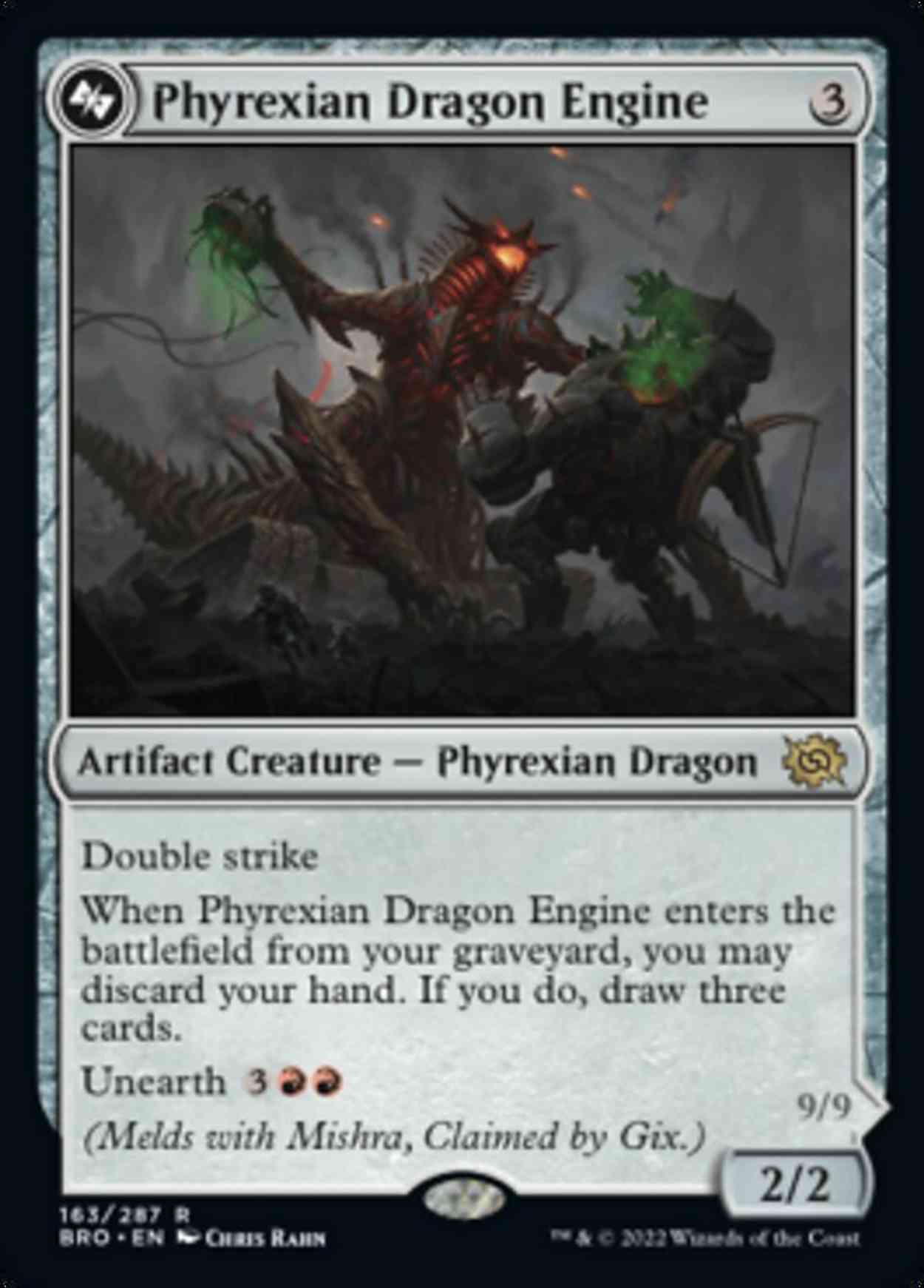 Phyrexian Dragon Engine magic card front