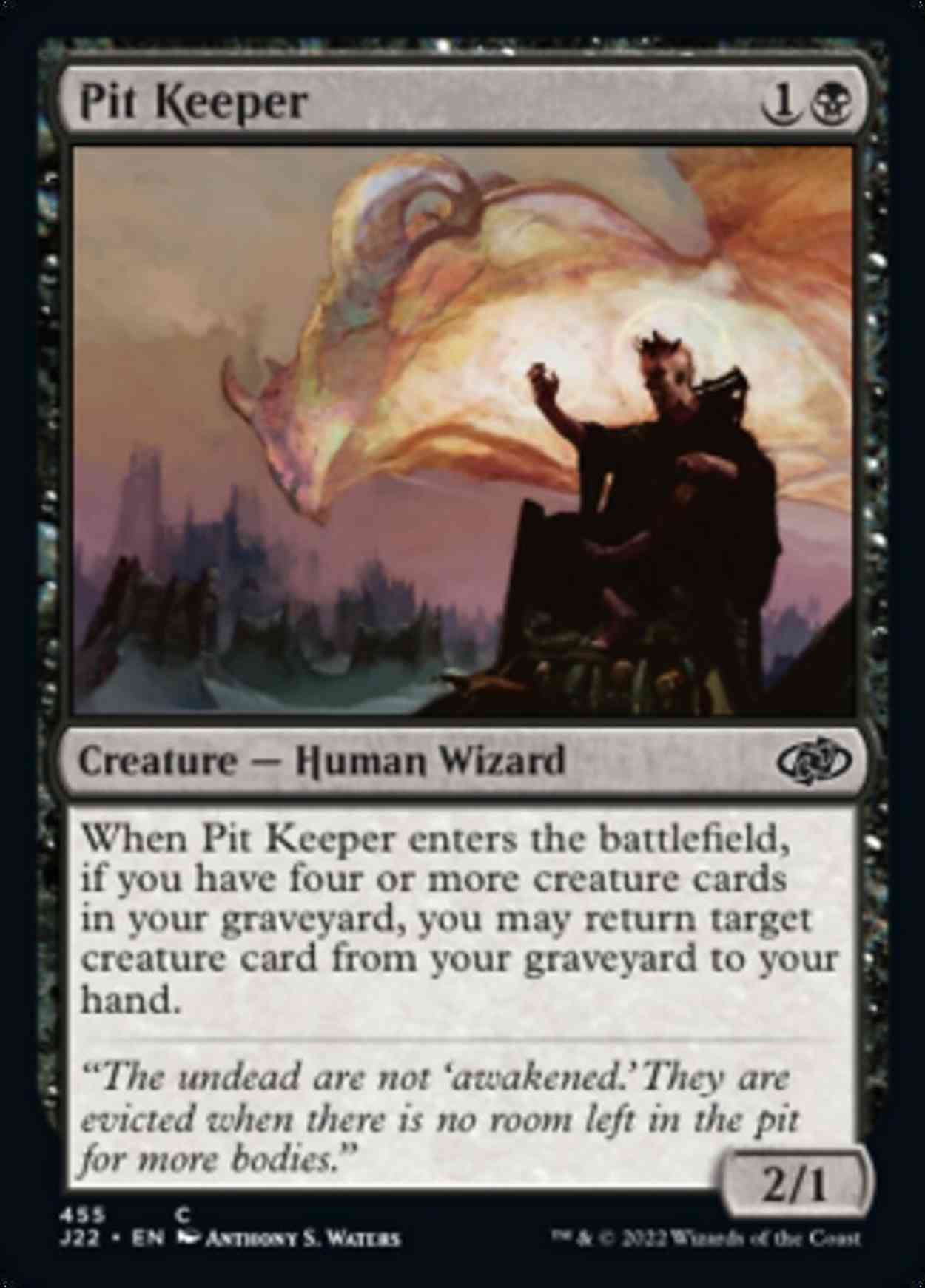 Pit Keeper magic card front