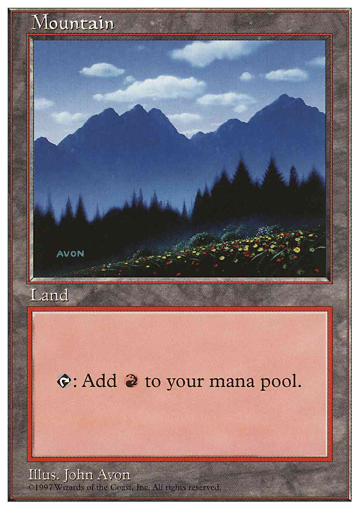 Mountain (445) magic card front
