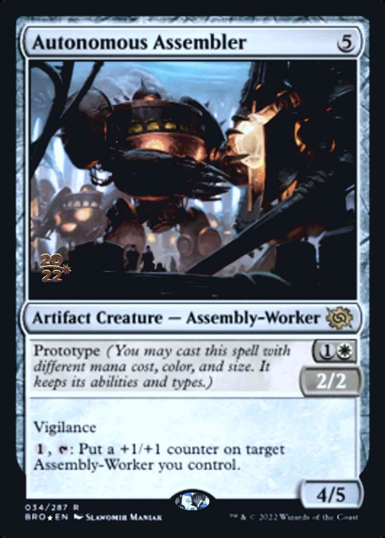 Autonomous Assembler magic card front