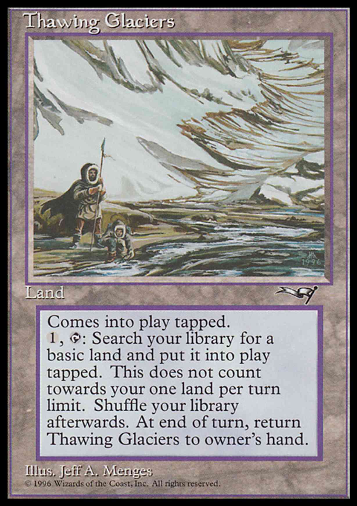 Thawing Glaciers magic card front