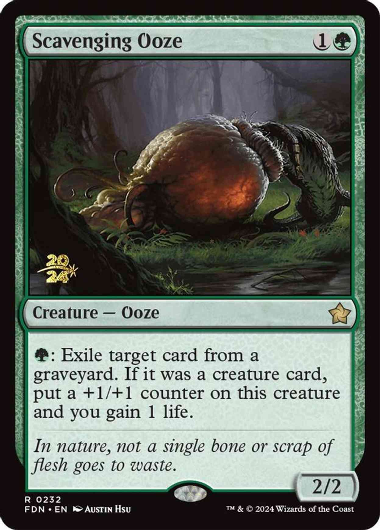 Scavenging Ooze (FDN) magic card front