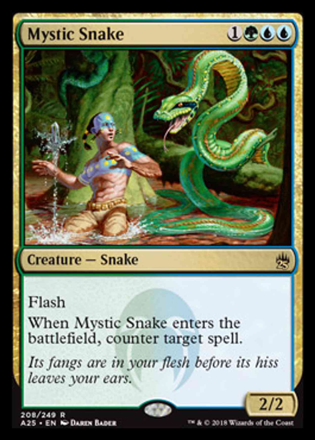 Mystic Snake magic card front
