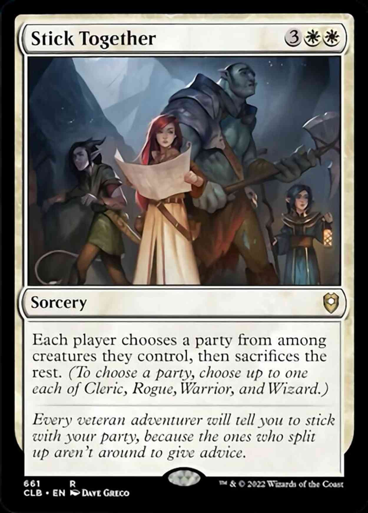 Stick Together magic card front