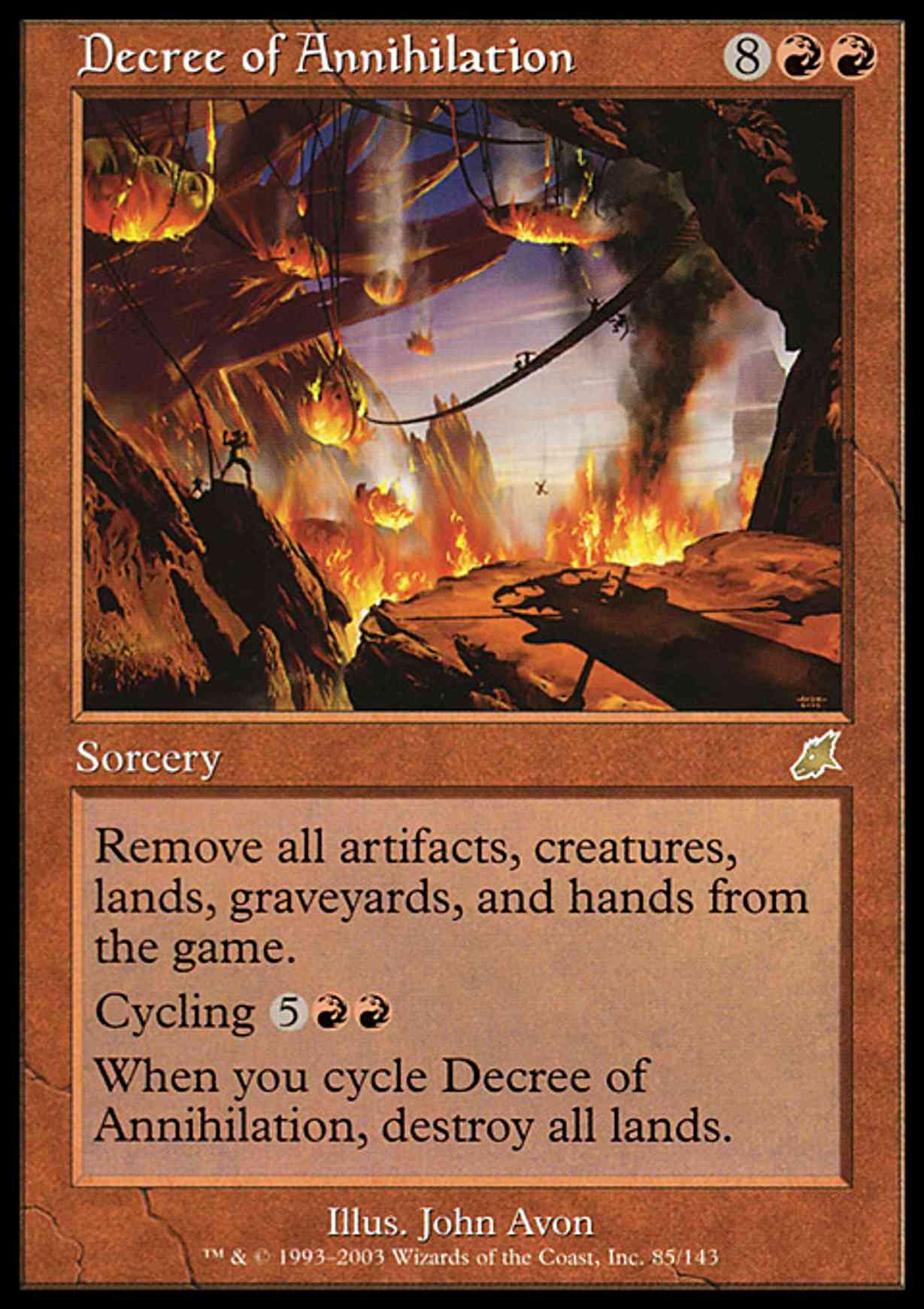 Decree of Annihilation Price from mtg Scourge