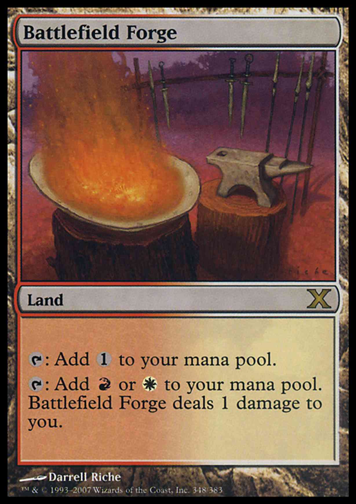 Battlefield Forge magic card front
