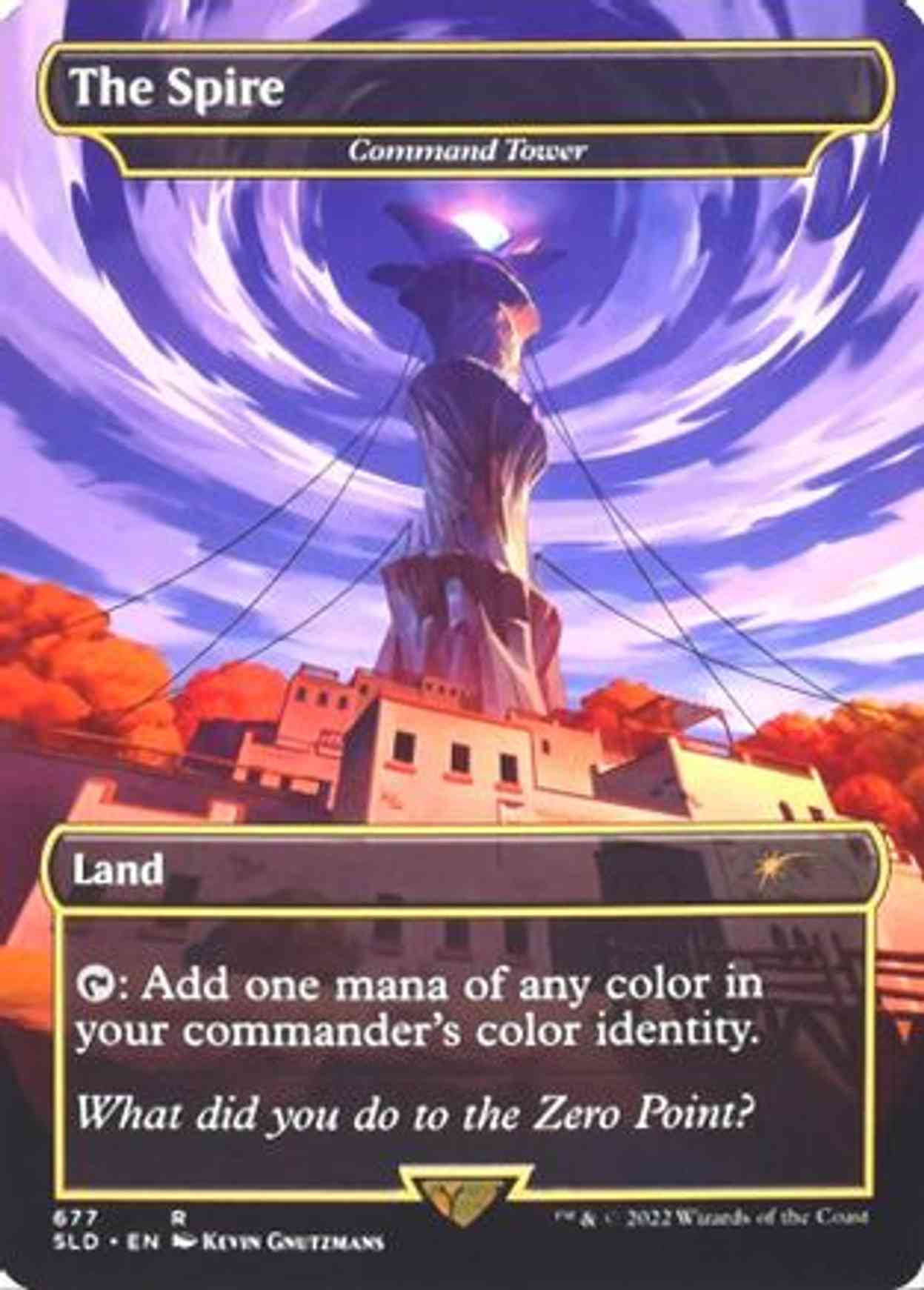 The Spire - Command Tower (Borderless) magic card front