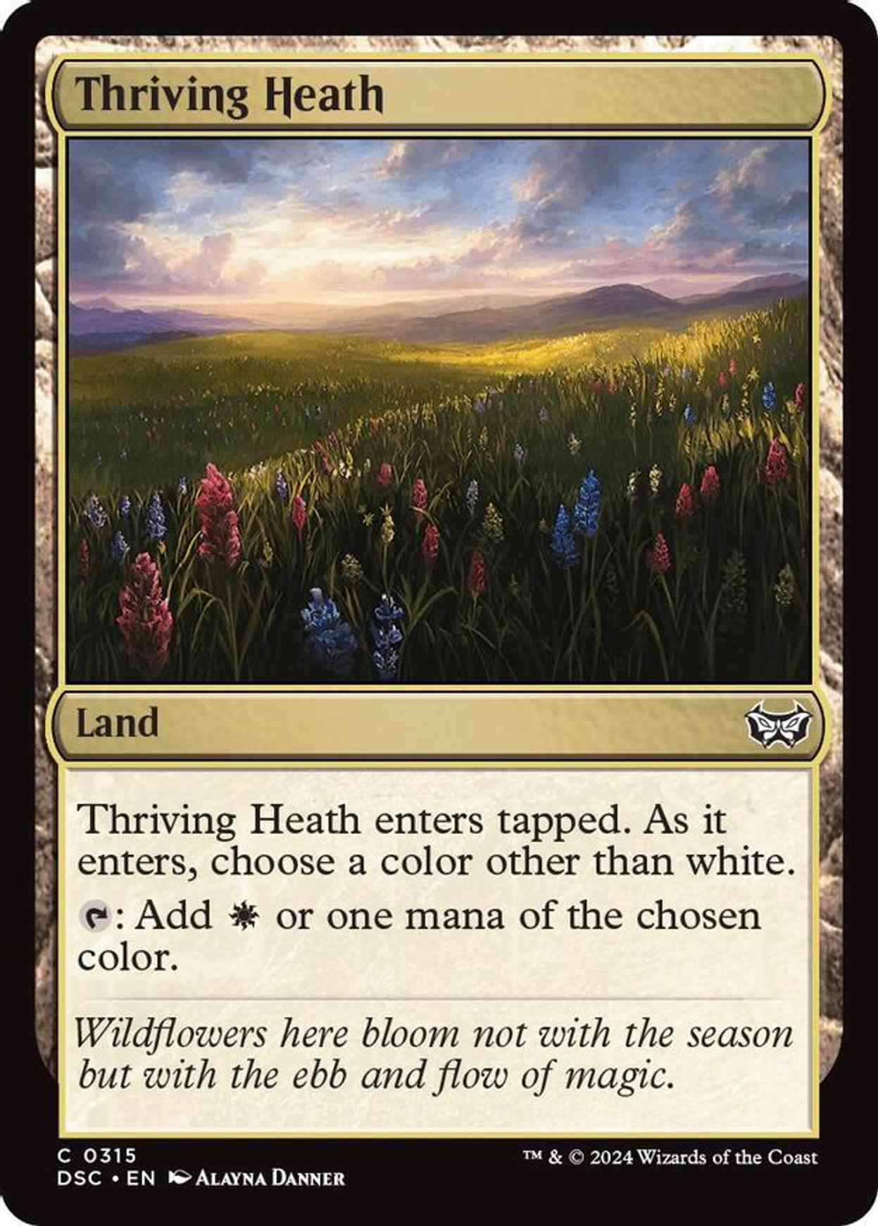 Thriving Heath magic card front