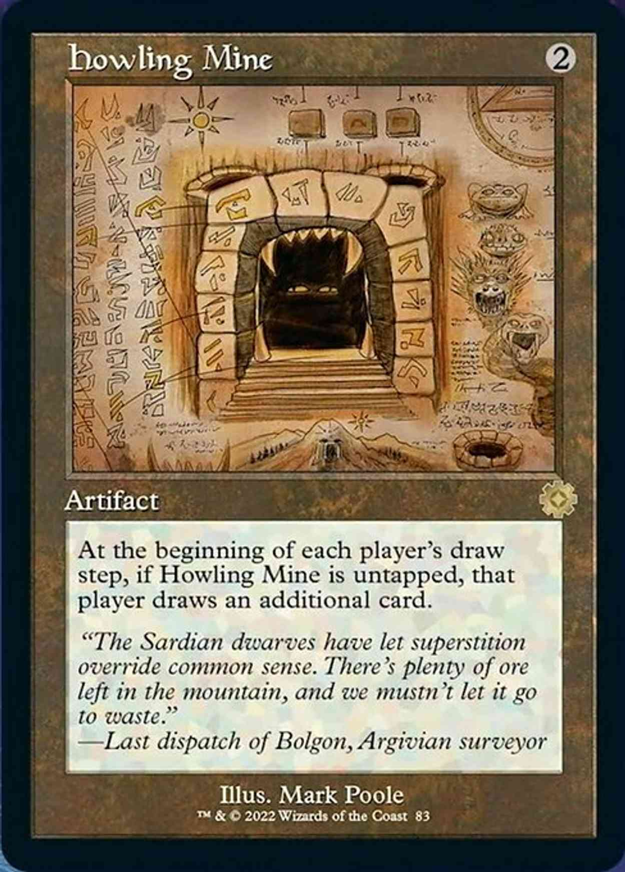 Howling Mine (Schematic) magic card front