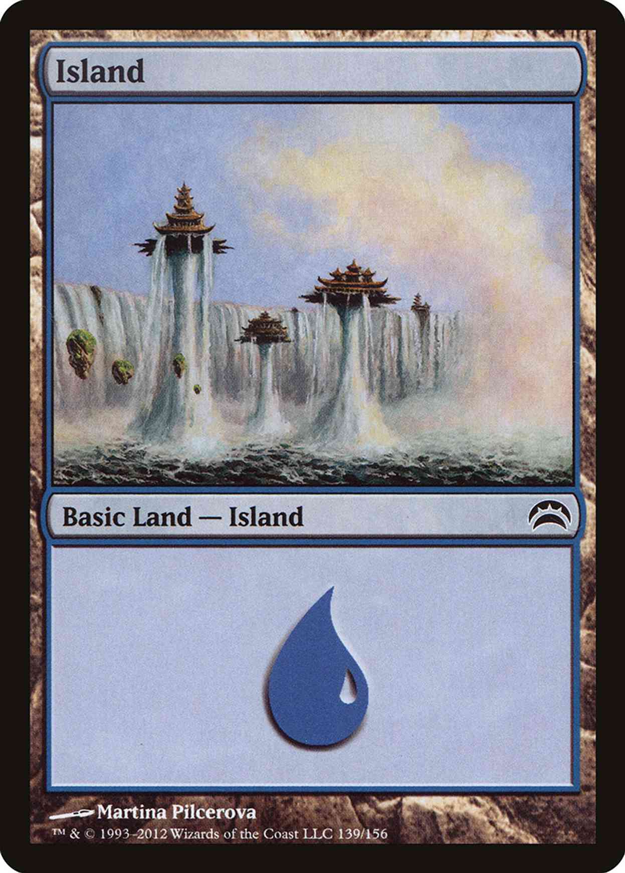 Island (139) magic card front