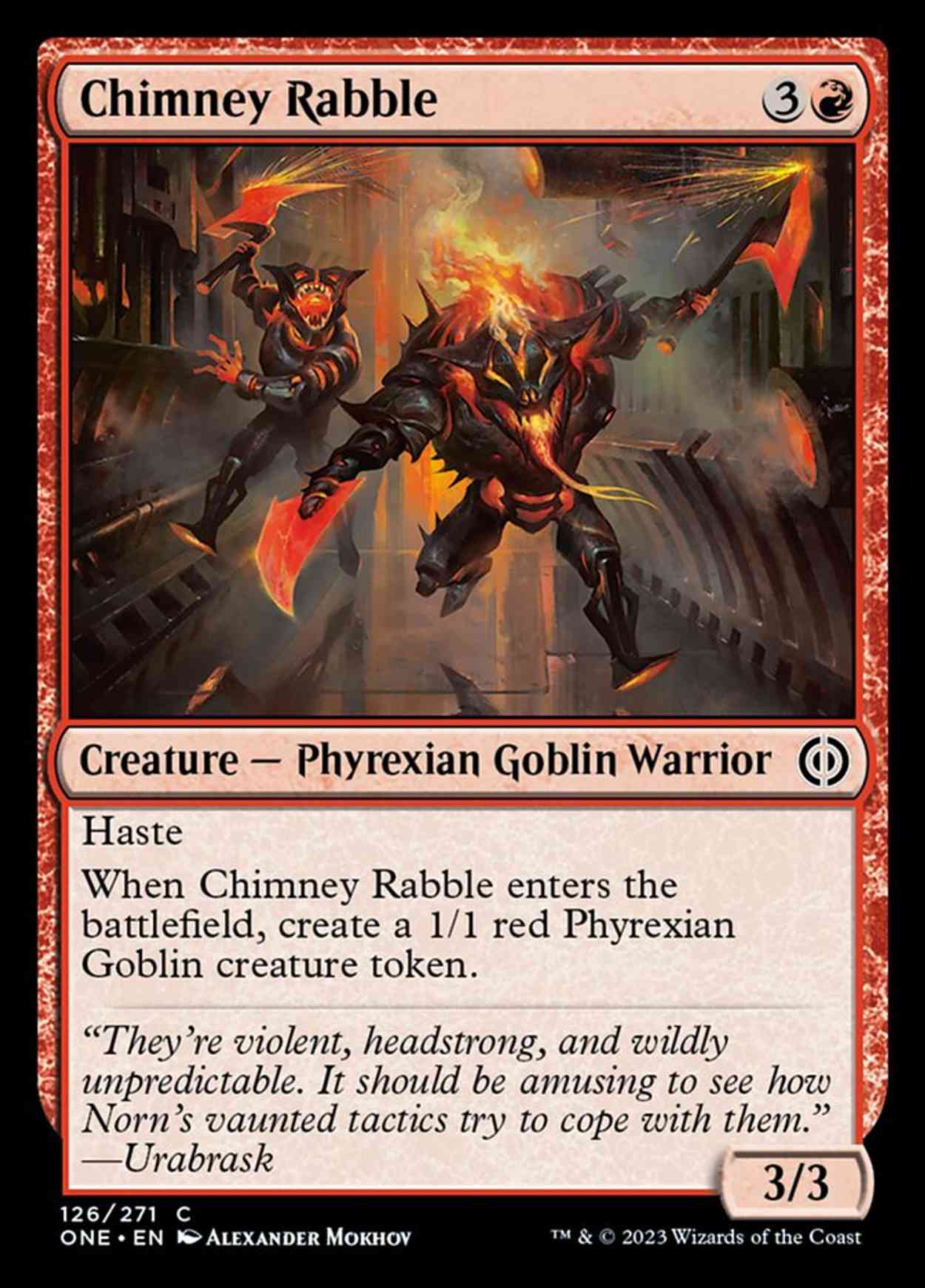 Chimney Rabble magic card front