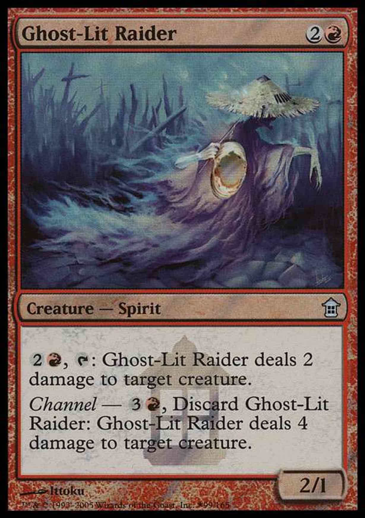 Ghost-Lit Raider magic card front