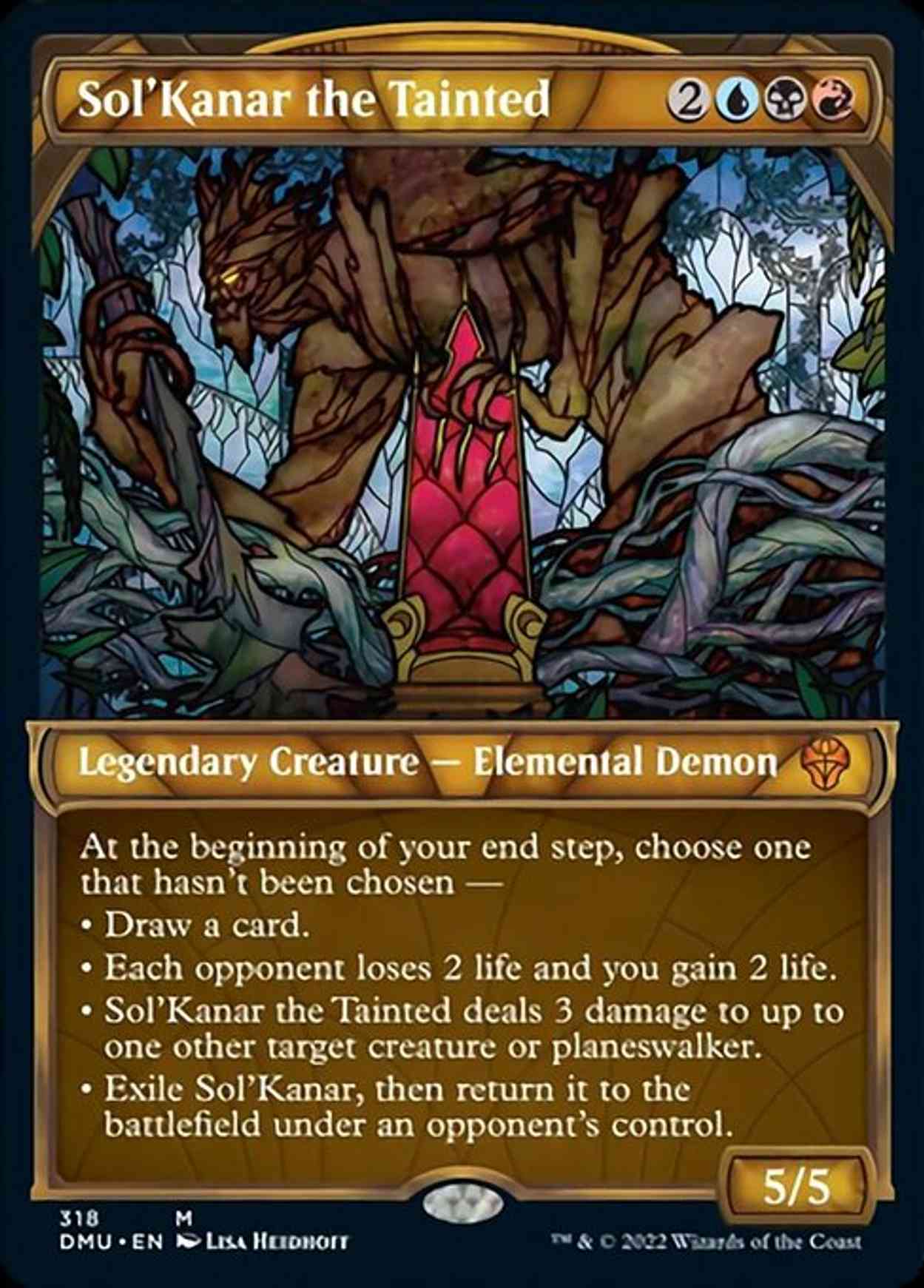 Sol'Kanar the Tainted (Showcase) magic card front