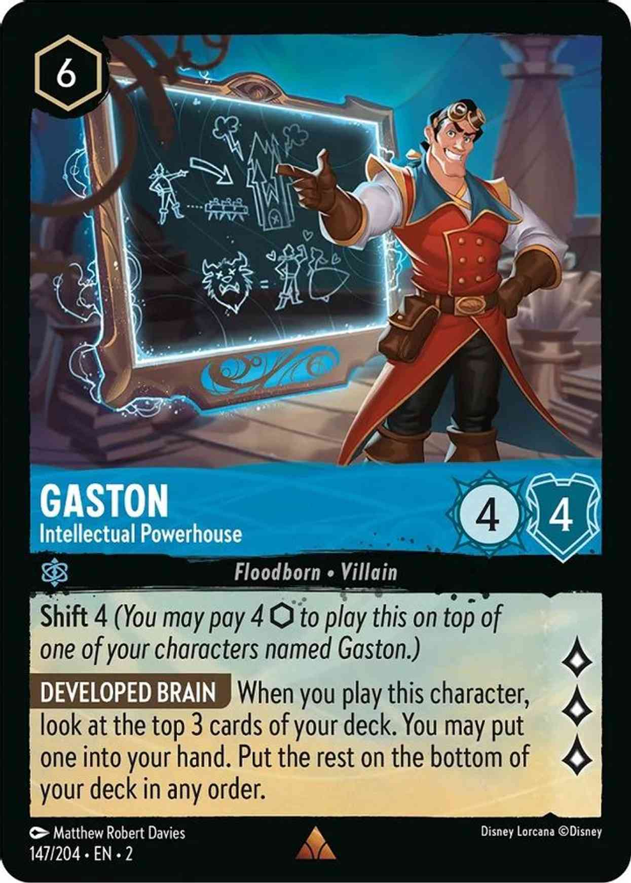 Gaston - Intellectual Powerhouse magic card front