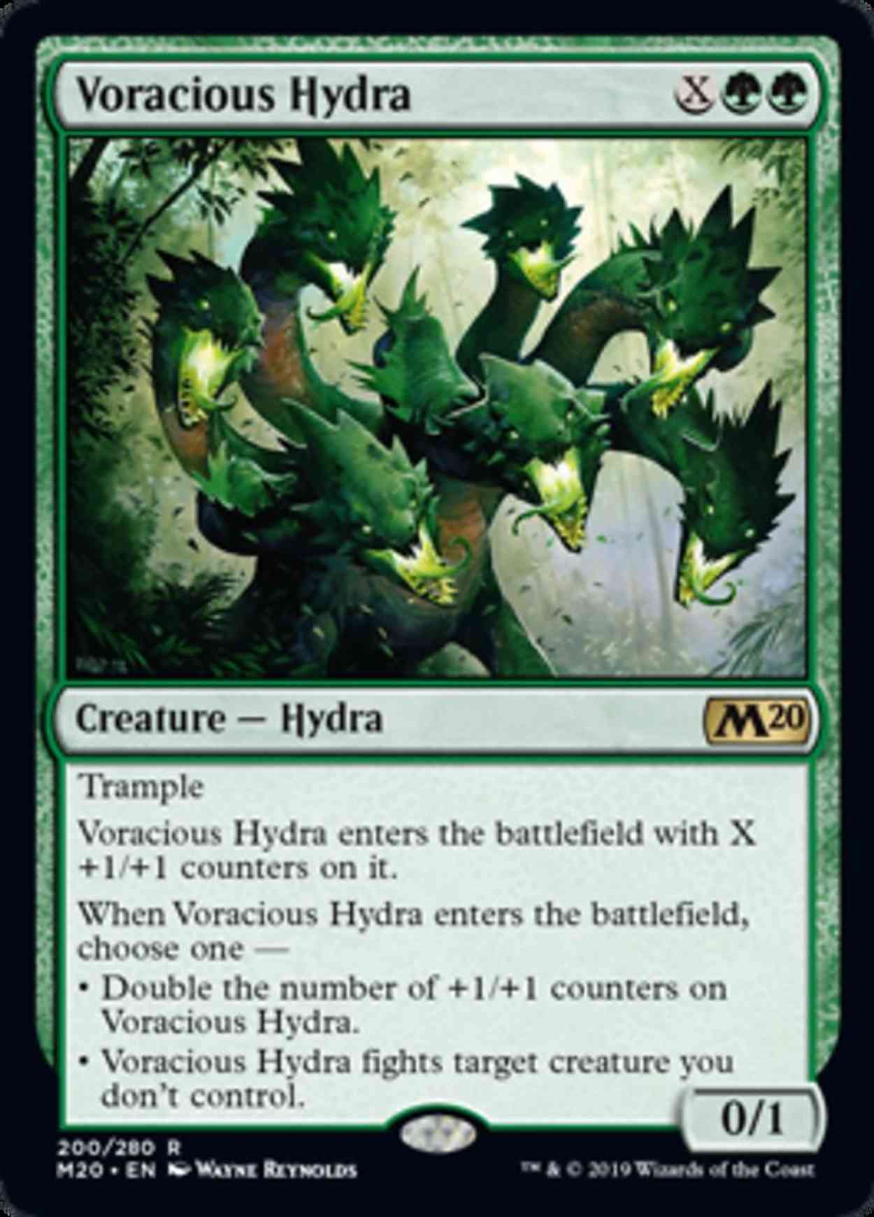 Voracious Hydra magic card front