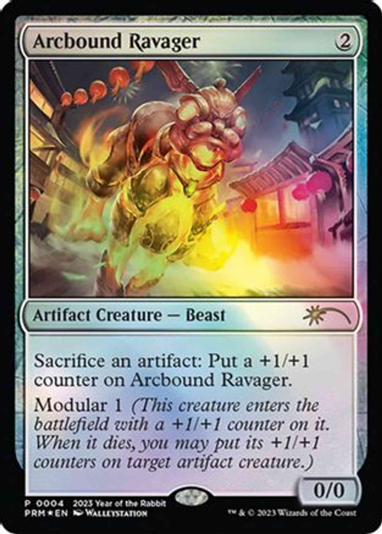 Arcbound Ravager (Year of the Rabbit 2023) magic card front
