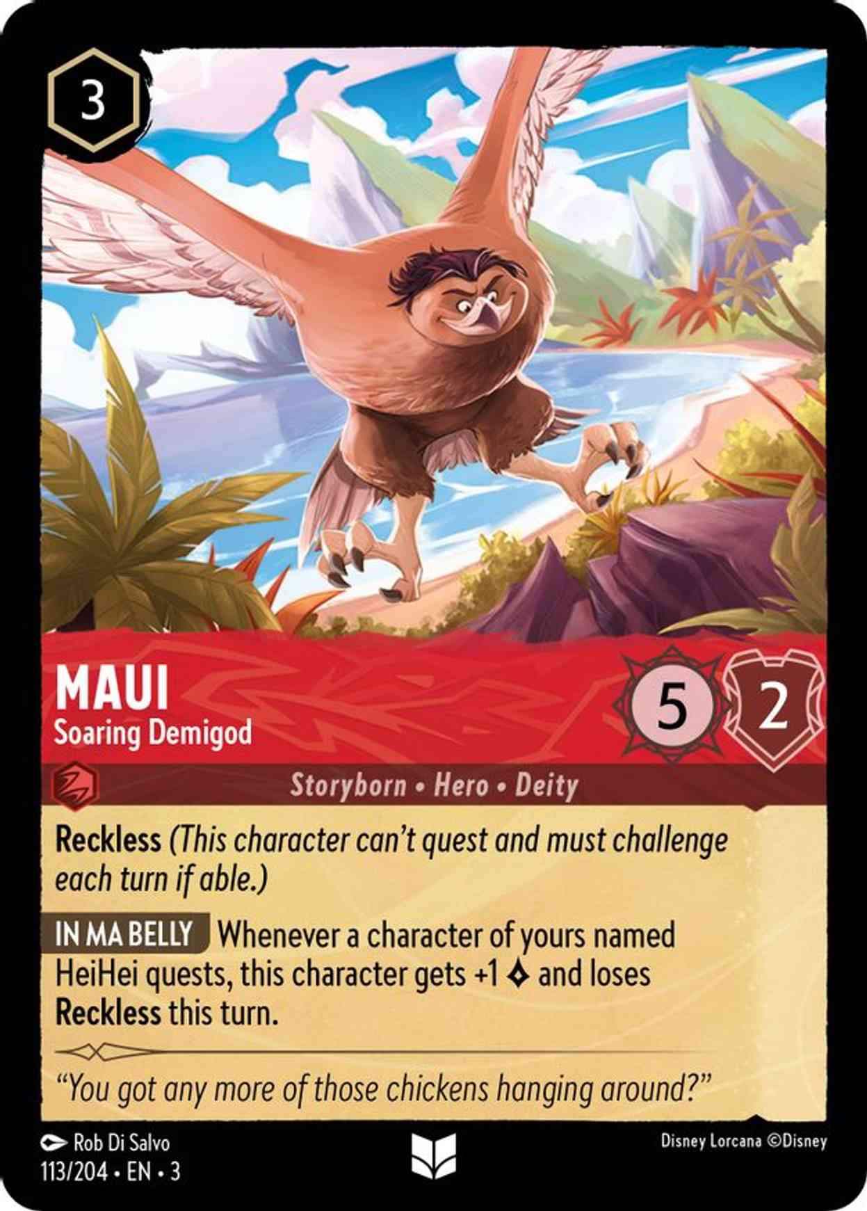 Maui - Soaring Demigod magic card front