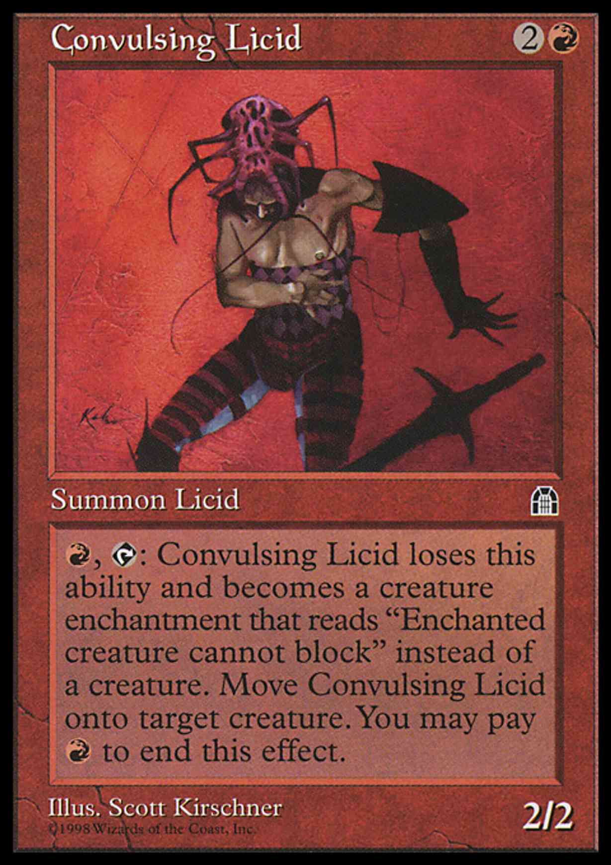 Convulsing Licid magic card front