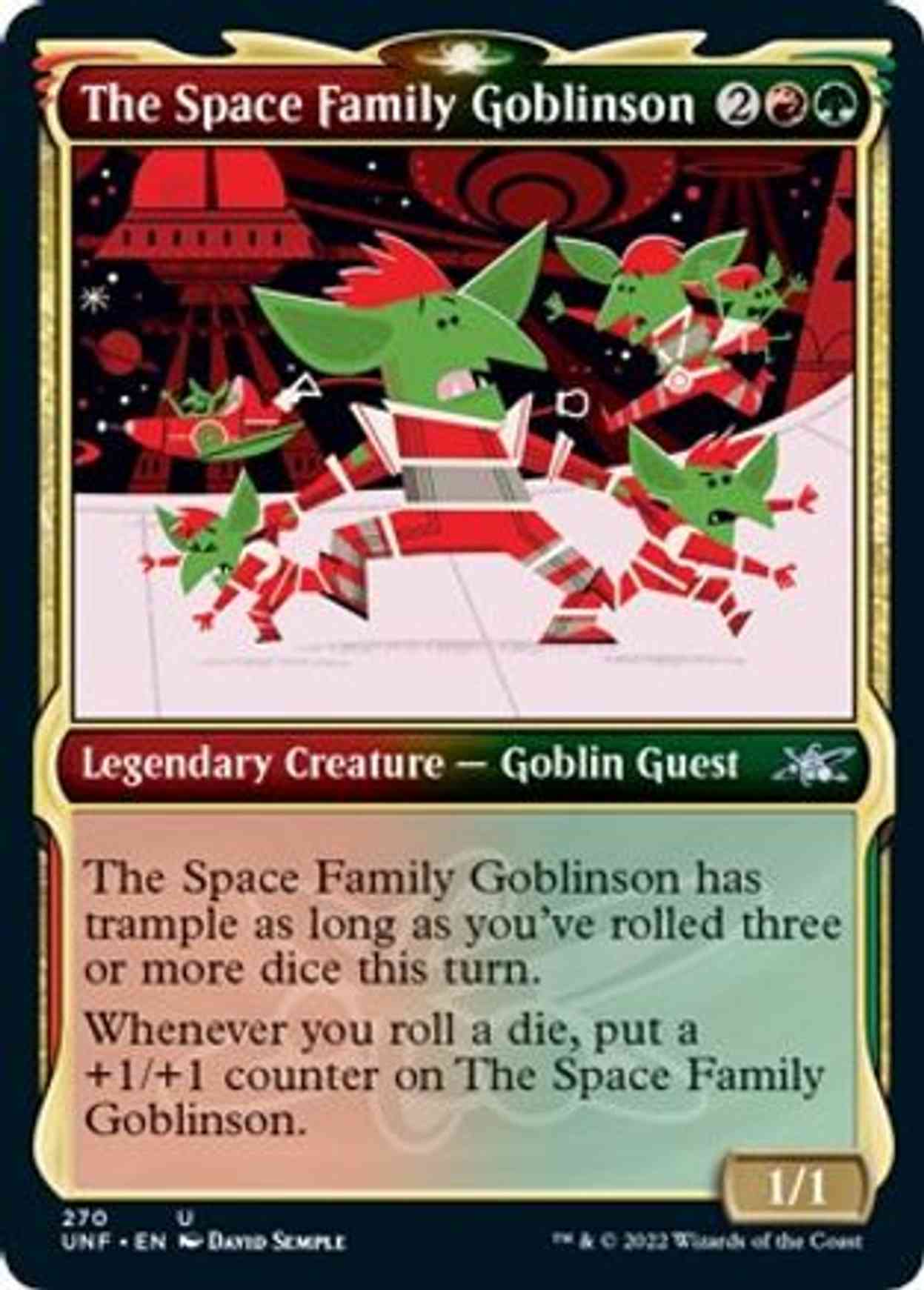 The Space Family Goblinson (Showcase) magic card front