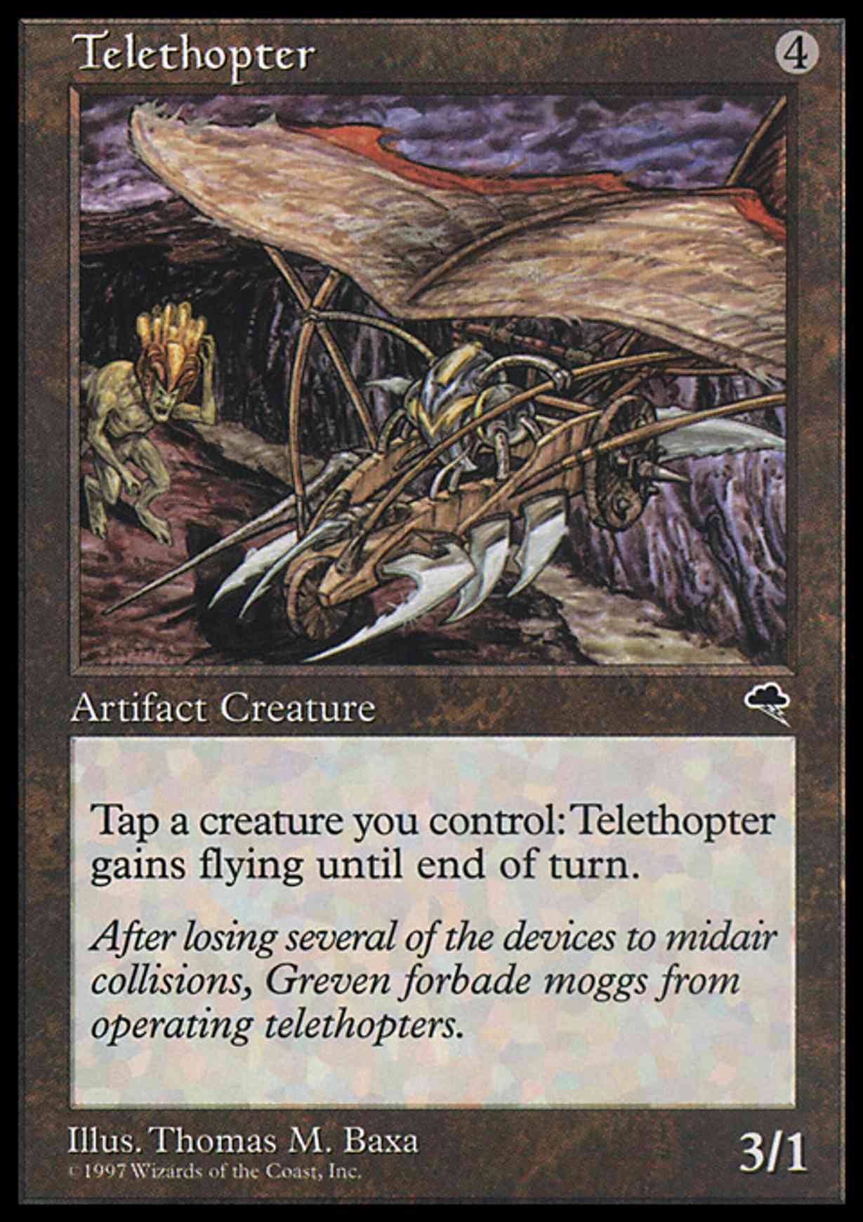 Telethopter magic card front