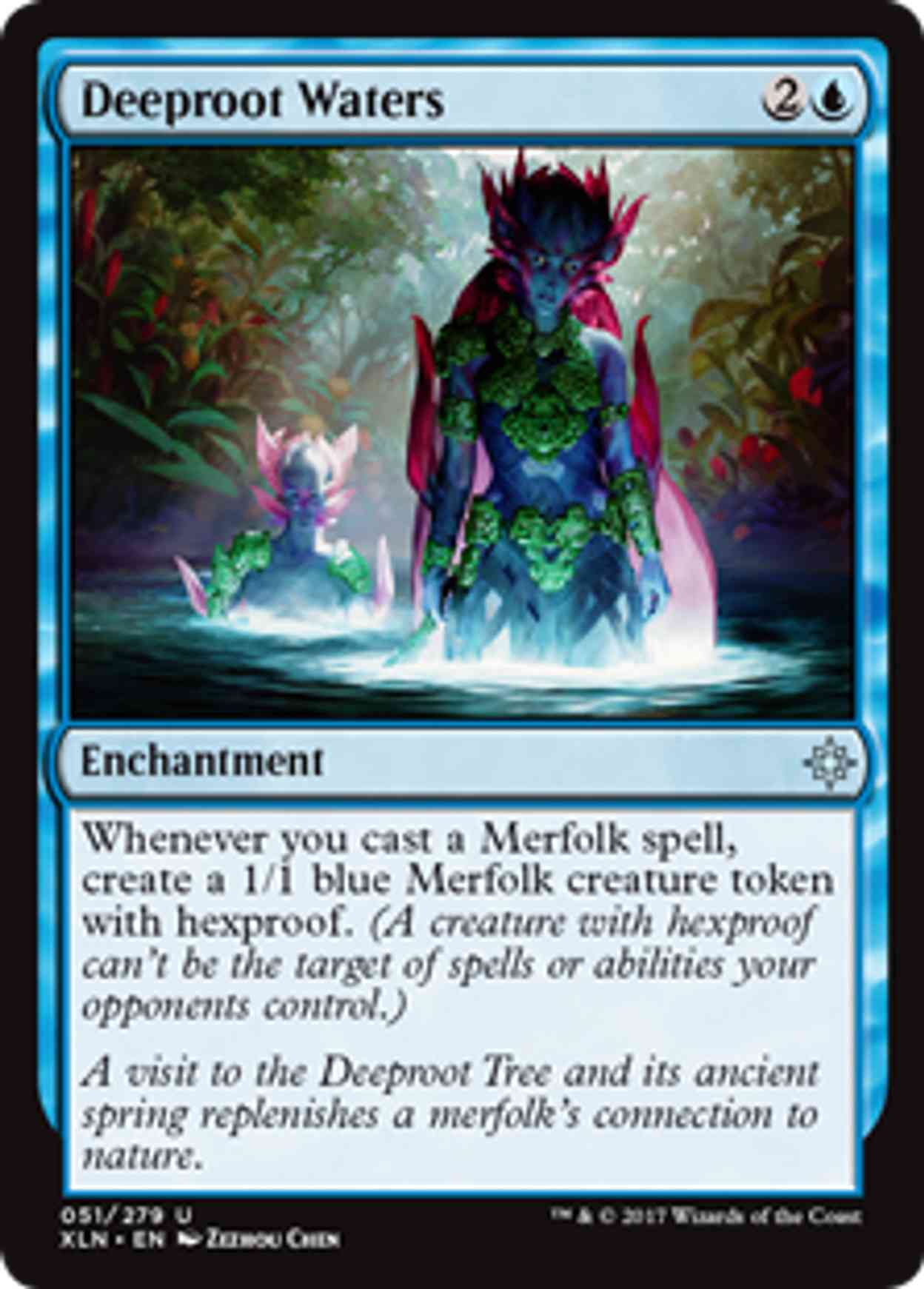 Deeproot Waters magic card front