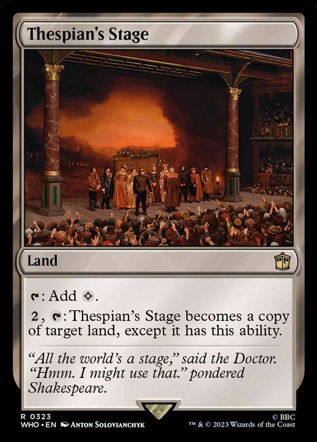 Thespian's Stage magic card front