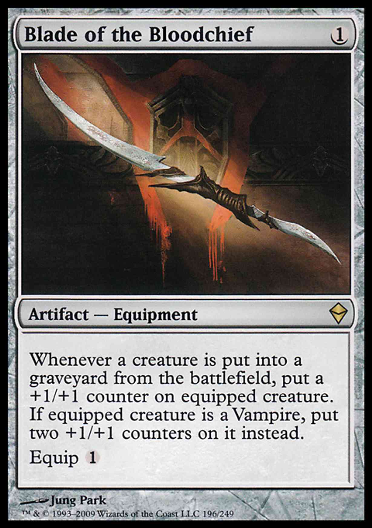 Blade of the Bloodchief magic card front