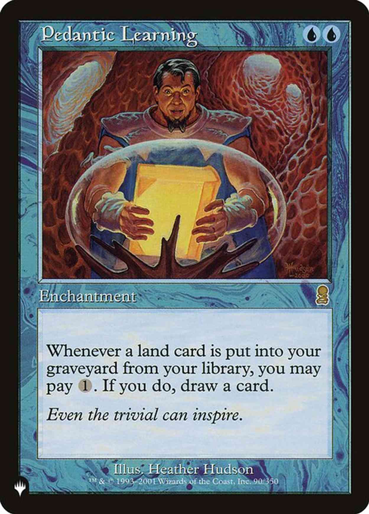 Pedantic Learning magic card front
