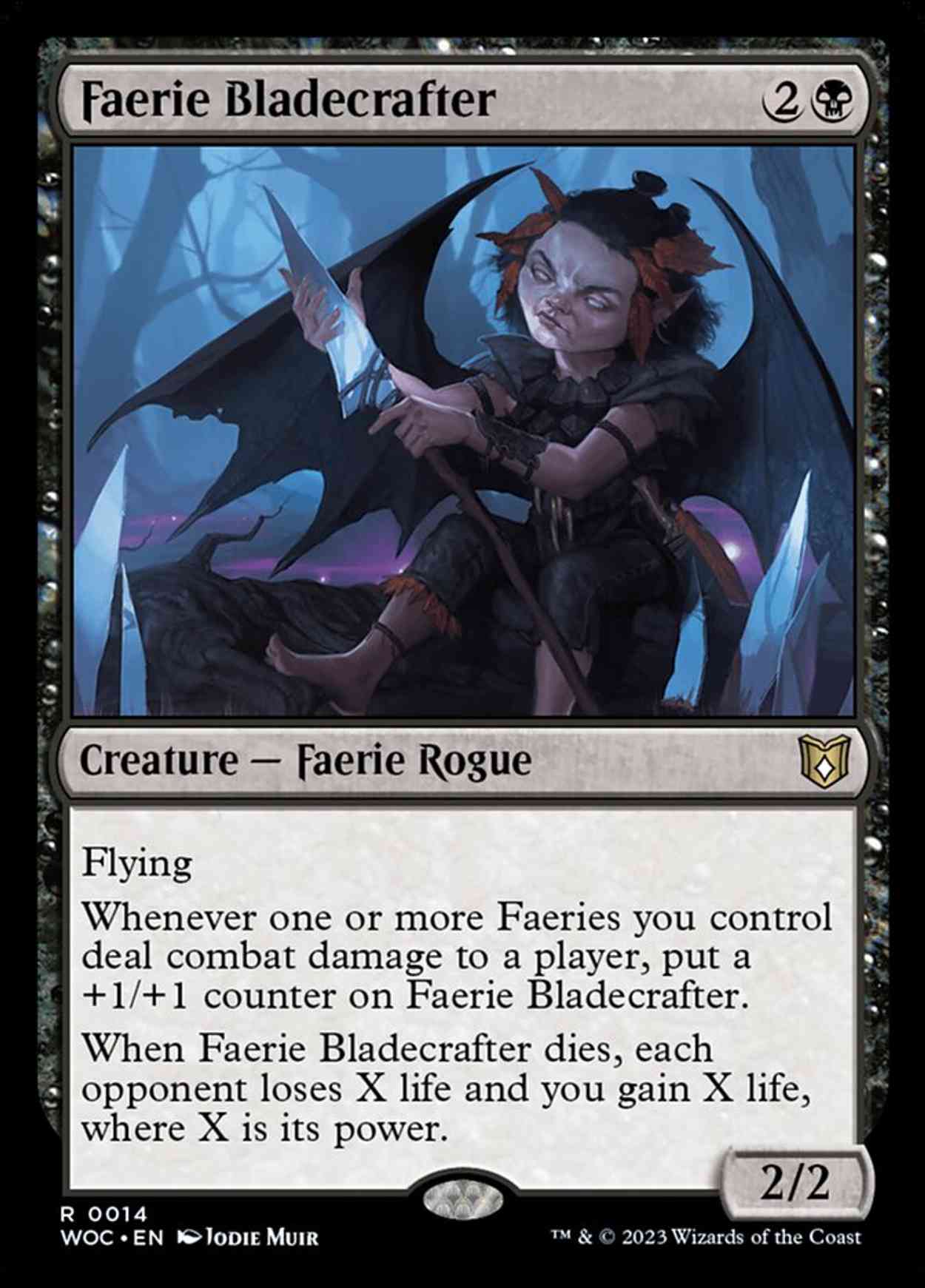 Faerie Bladecrafter magic card front