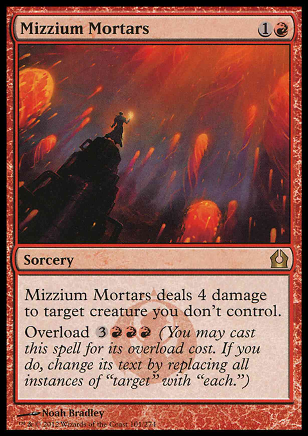 Mizzium Mortars magic card front
