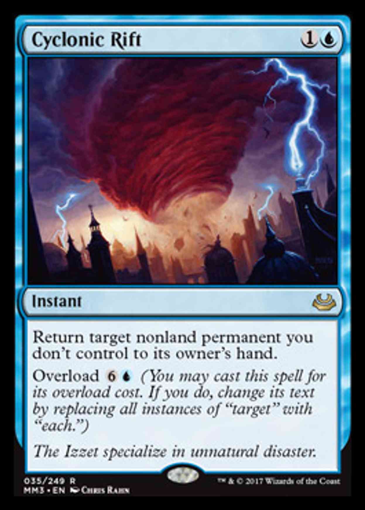 Cyclonic Rift magic card front