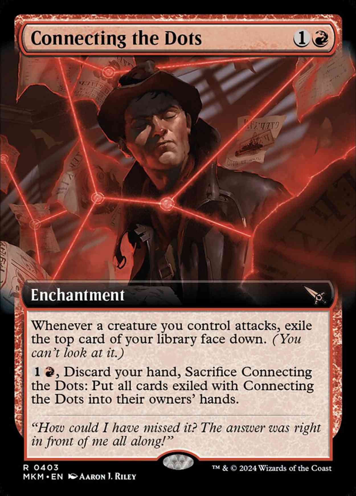 Connecting the Dots (Extended Art) magic card front