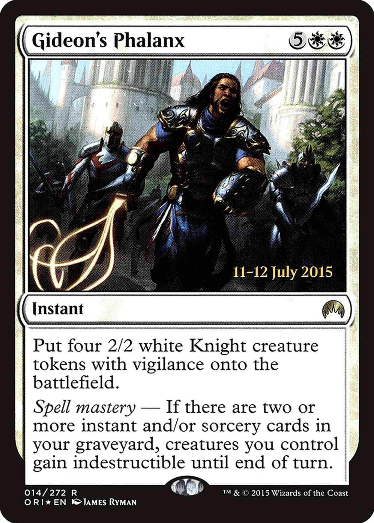 Gideon's Phalanx magic card front