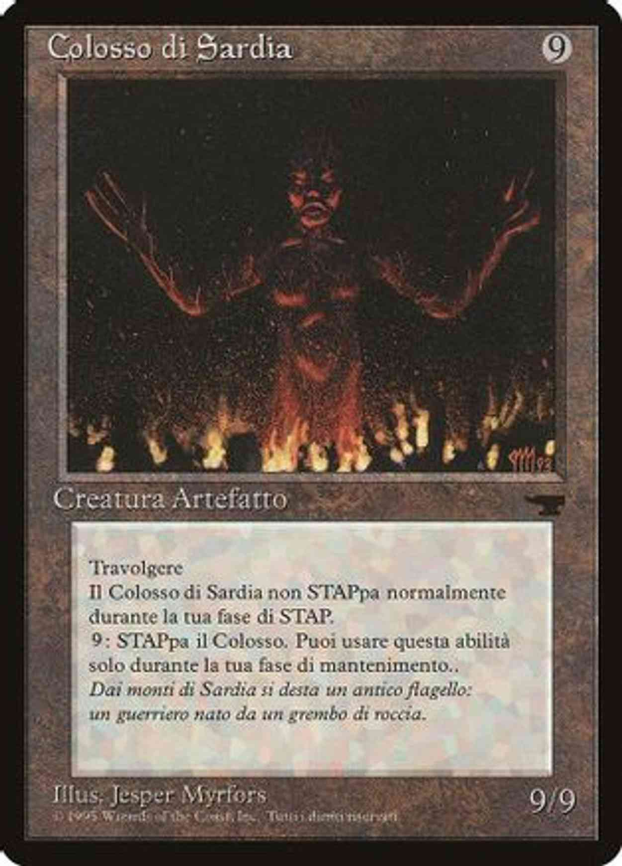Colossus of Sardia (Italian) - "Colosso di Sardia" magic card front