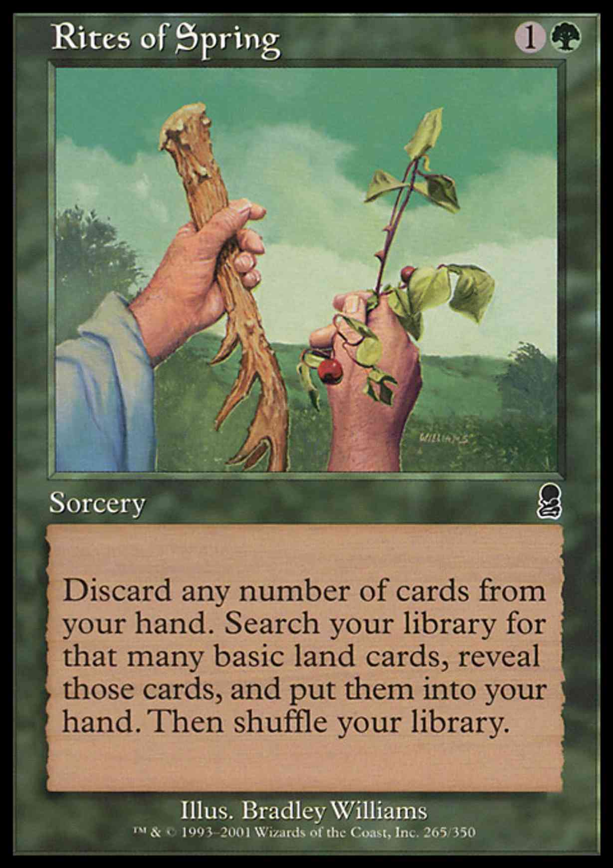 Rites of Spring magic card front