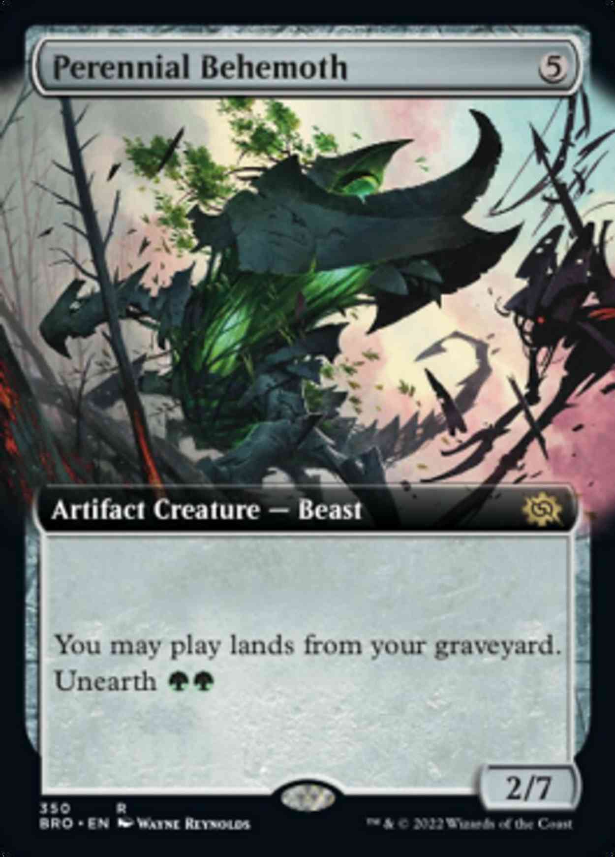 Perennial Behemoth (Extended Art) magic card front