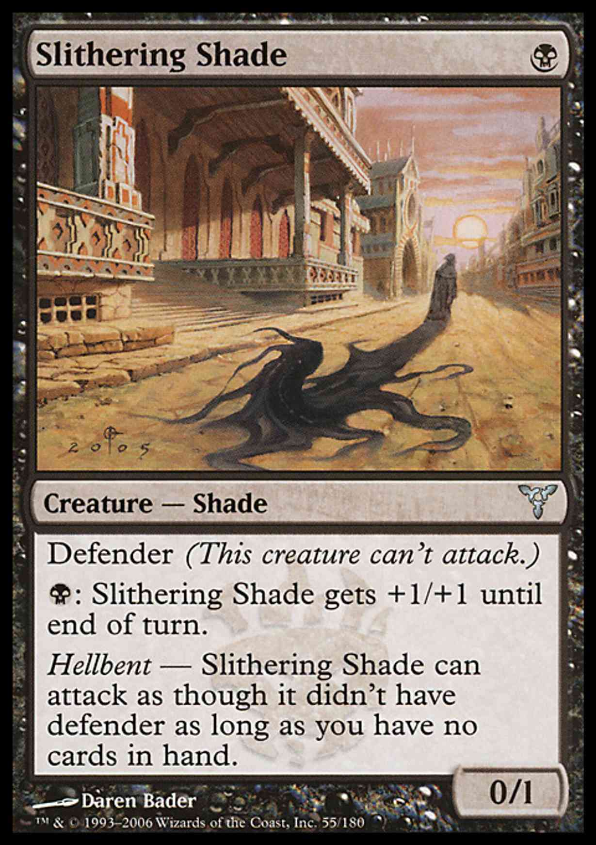 Slithering Shade magic card front