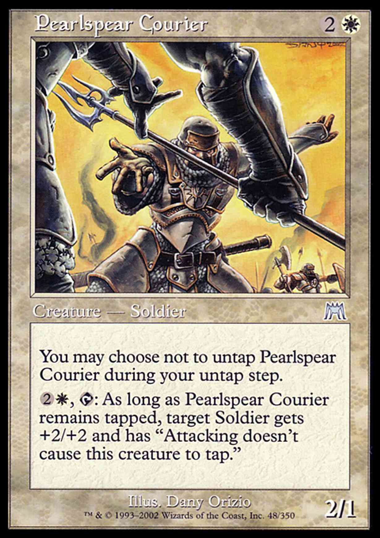 Pearlspear Courier magic card front