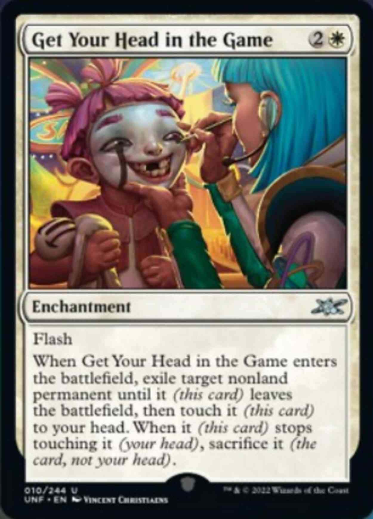 Get Your Head in the Game magic card front
