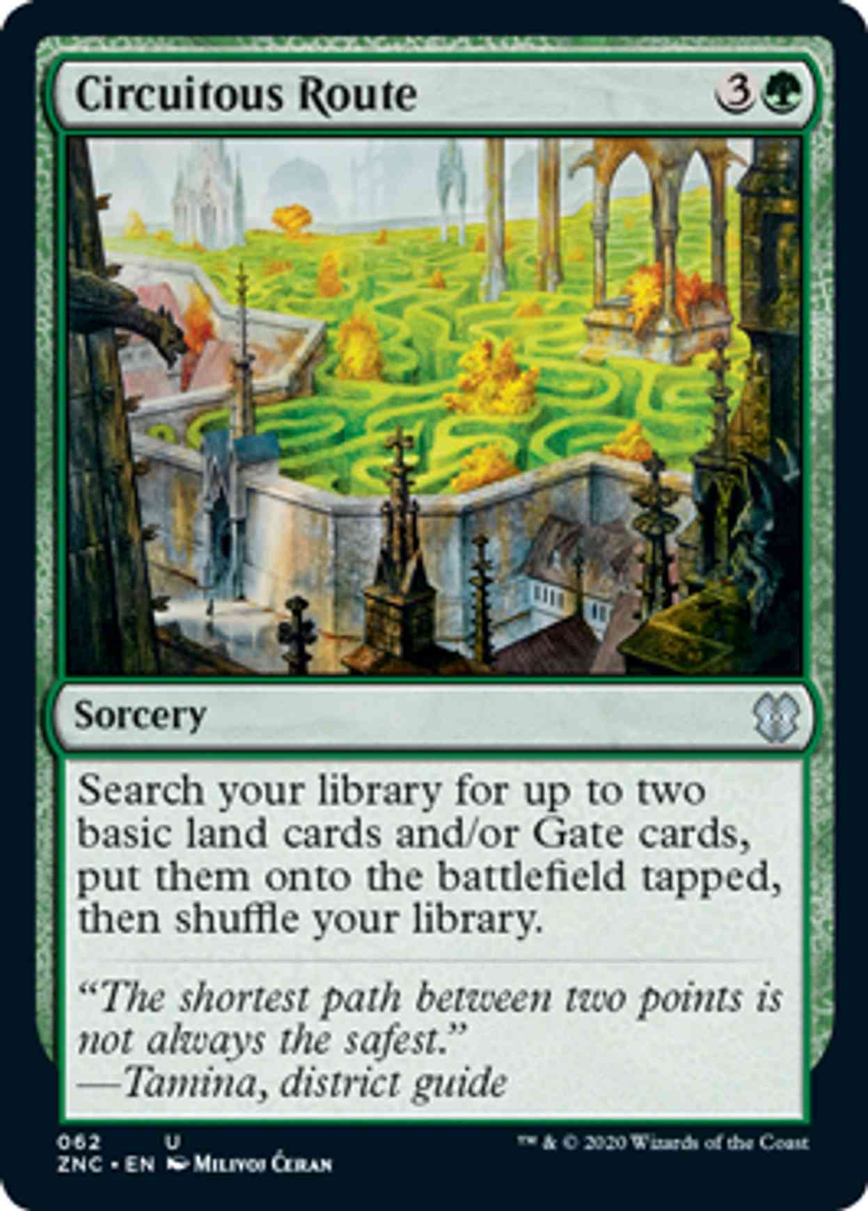 Circuitous Route magic card front