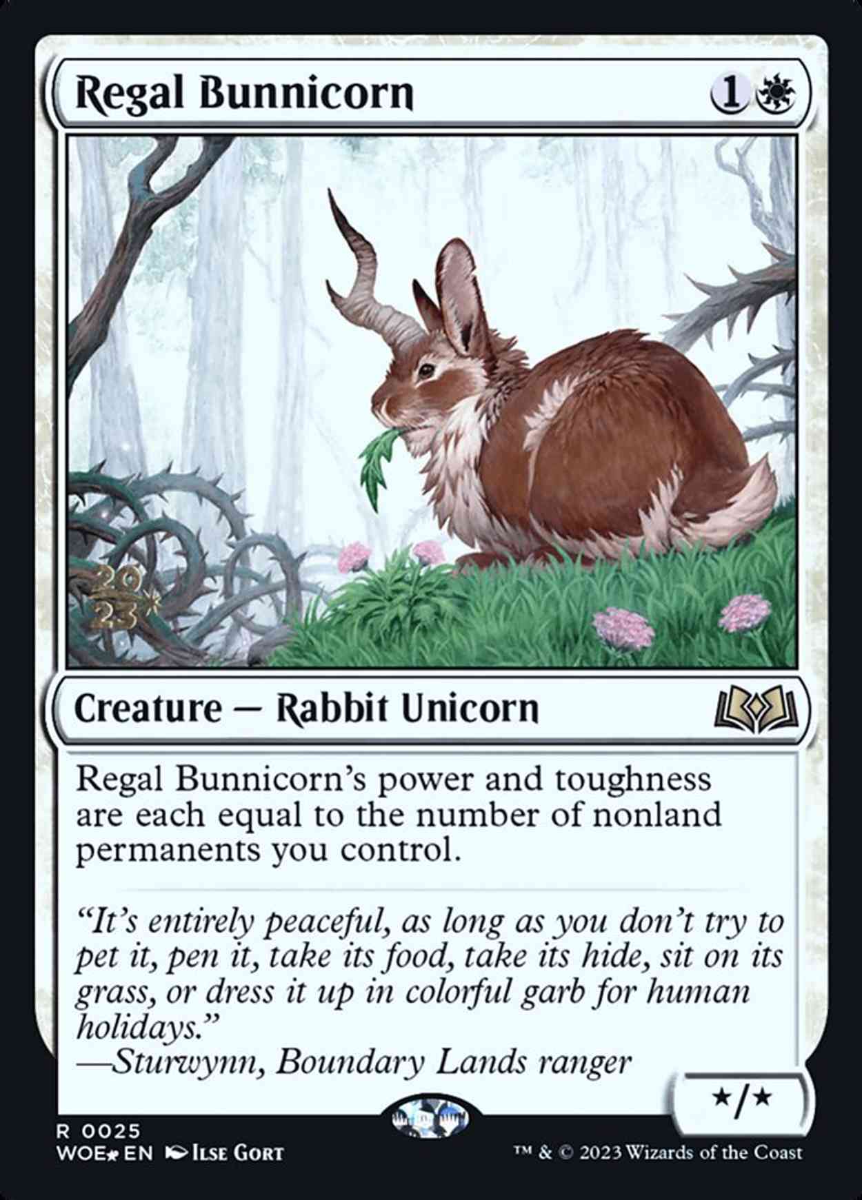 Regal Bunnicorn magic card front