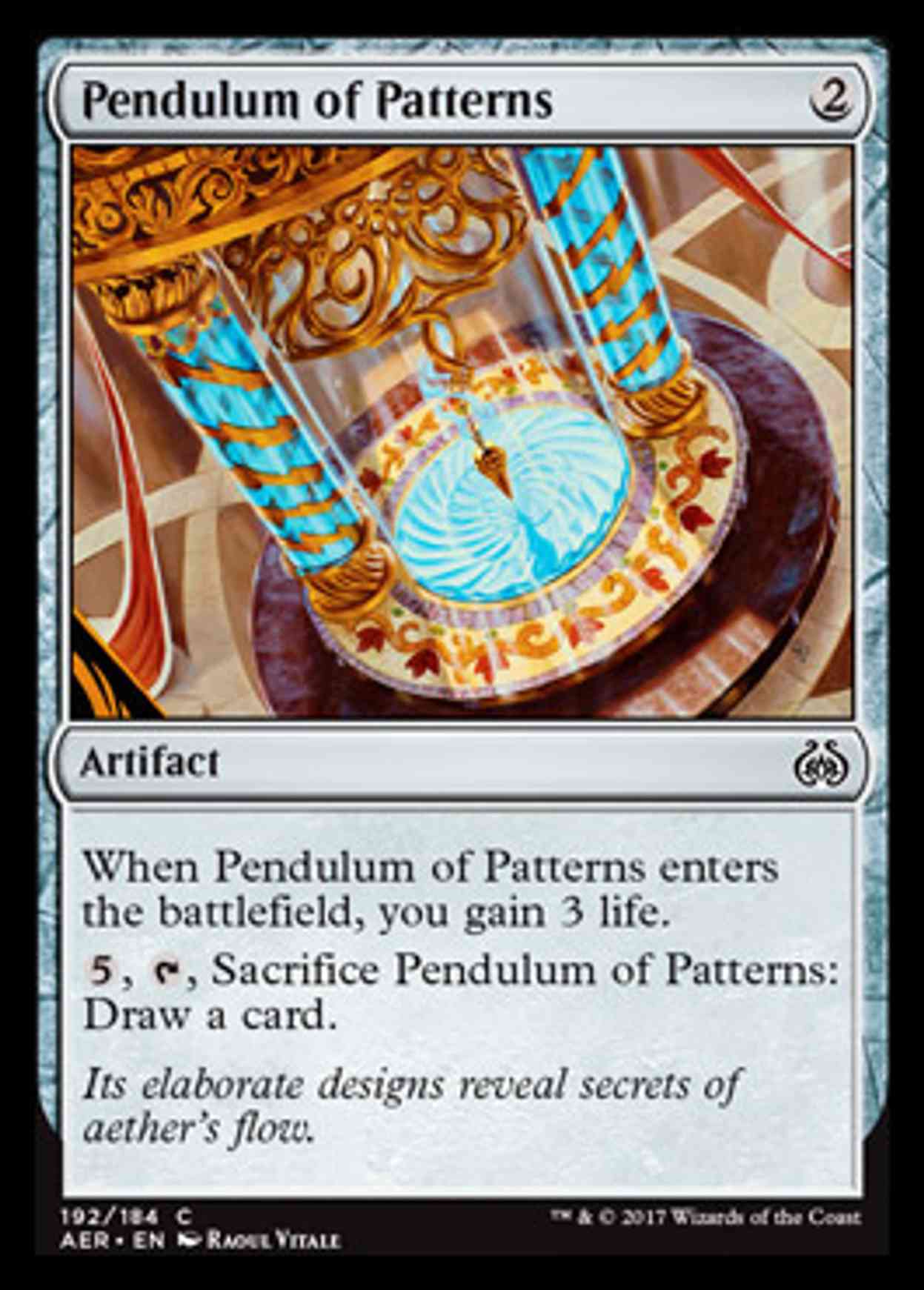 Pendulum of Patterns magic card front