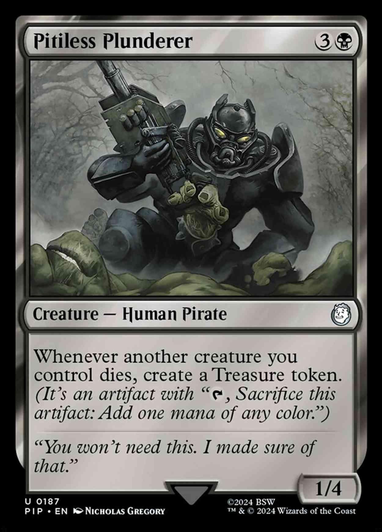 Pitiless Plunderer magic card front