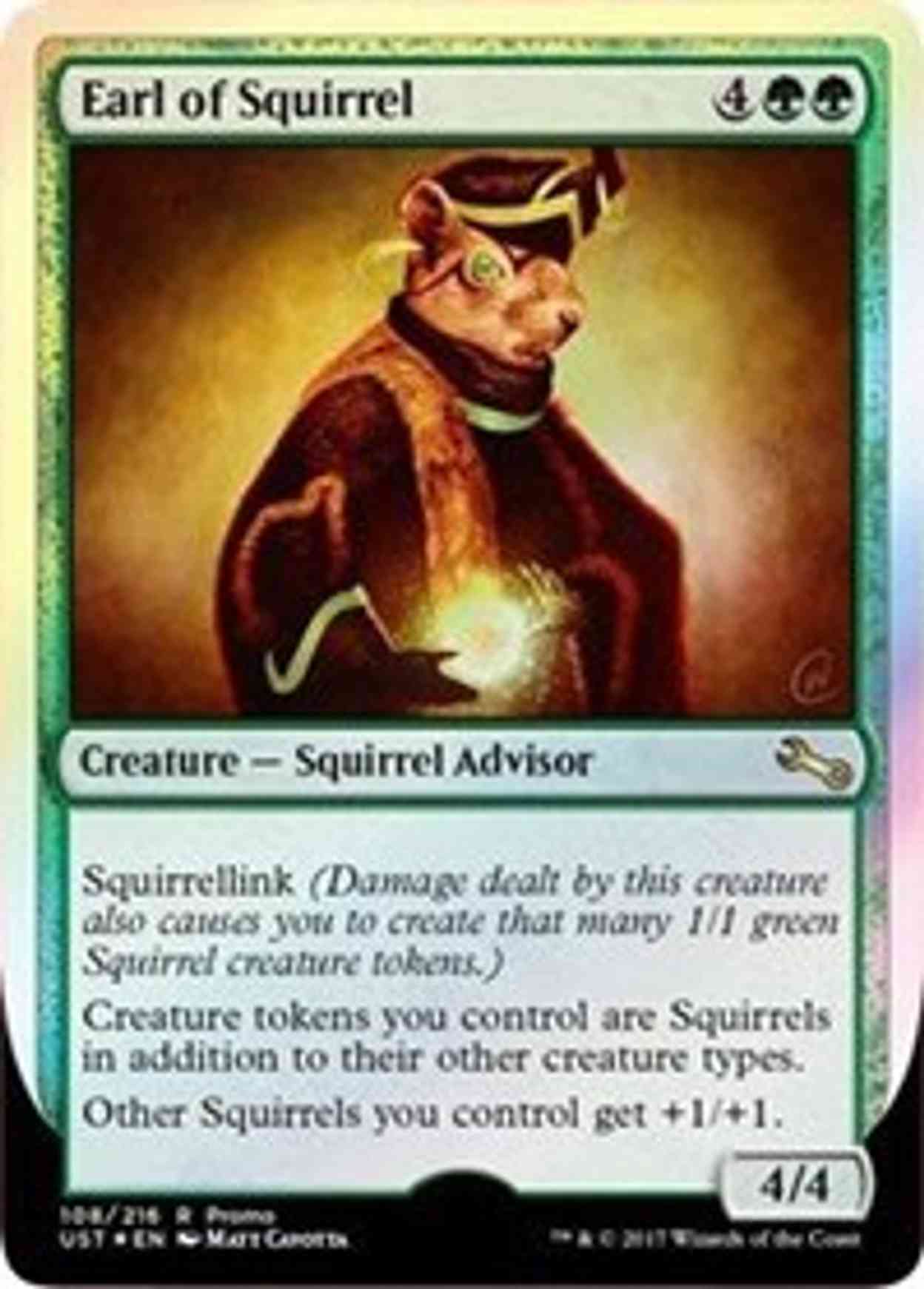 Earl of Squirrel magic card front