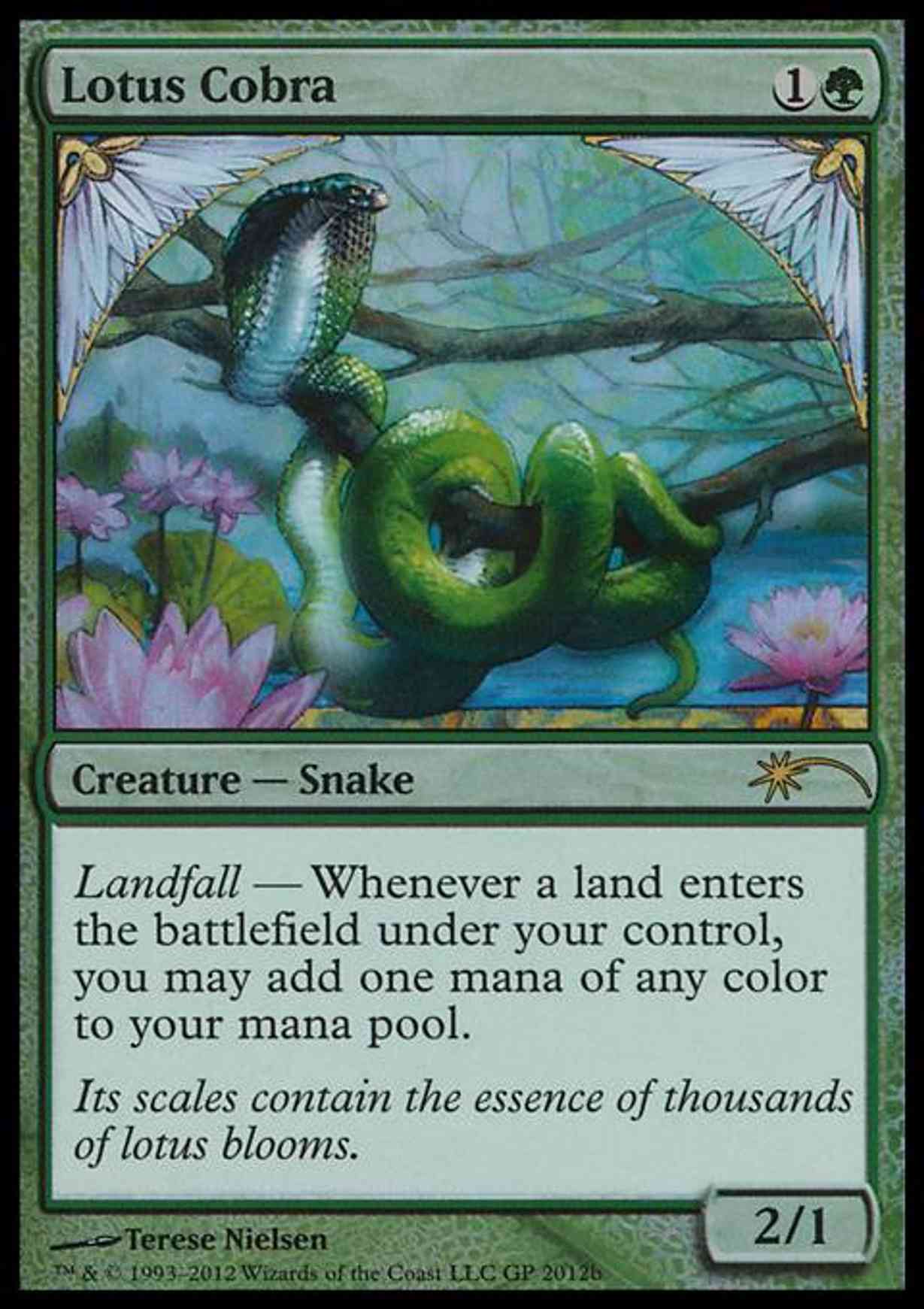 Lotus Cobra magic card front