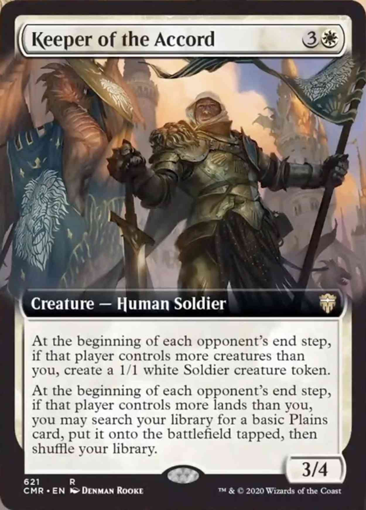 Keeper of the Accord (Extended Art) magic card front