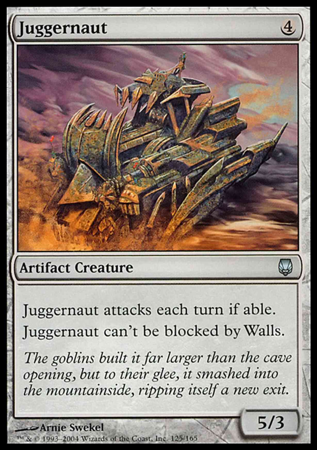 Juggernaut magic card front