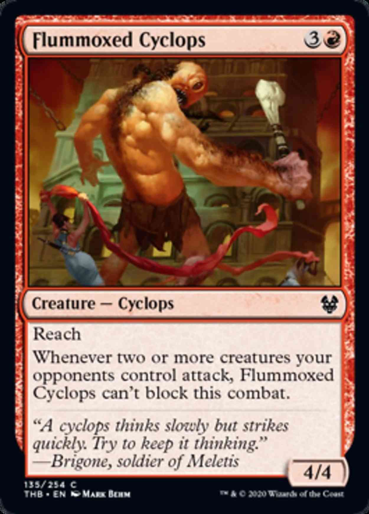 Flummoxed Cyclops magic card front