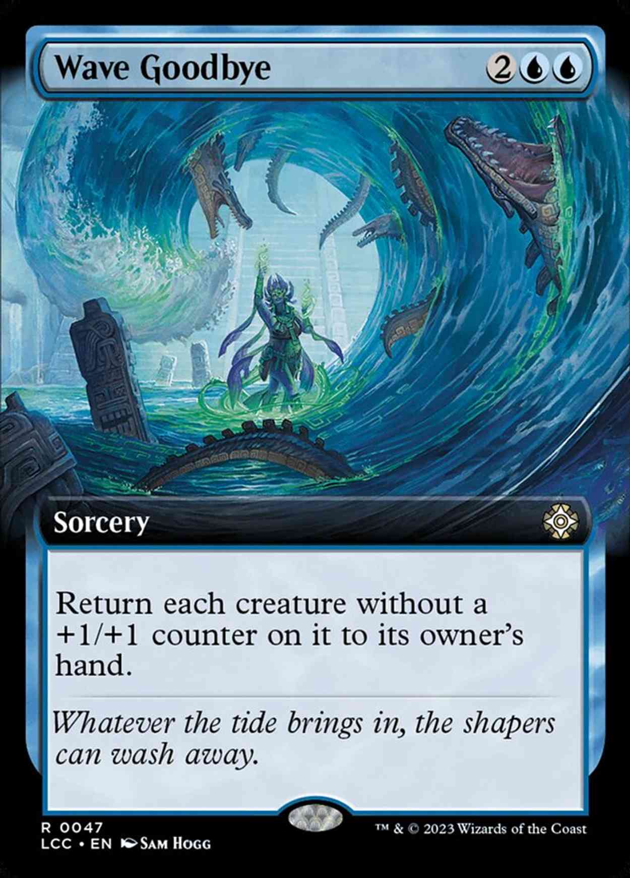 Wave Goodbye (Extended Art) magic card front