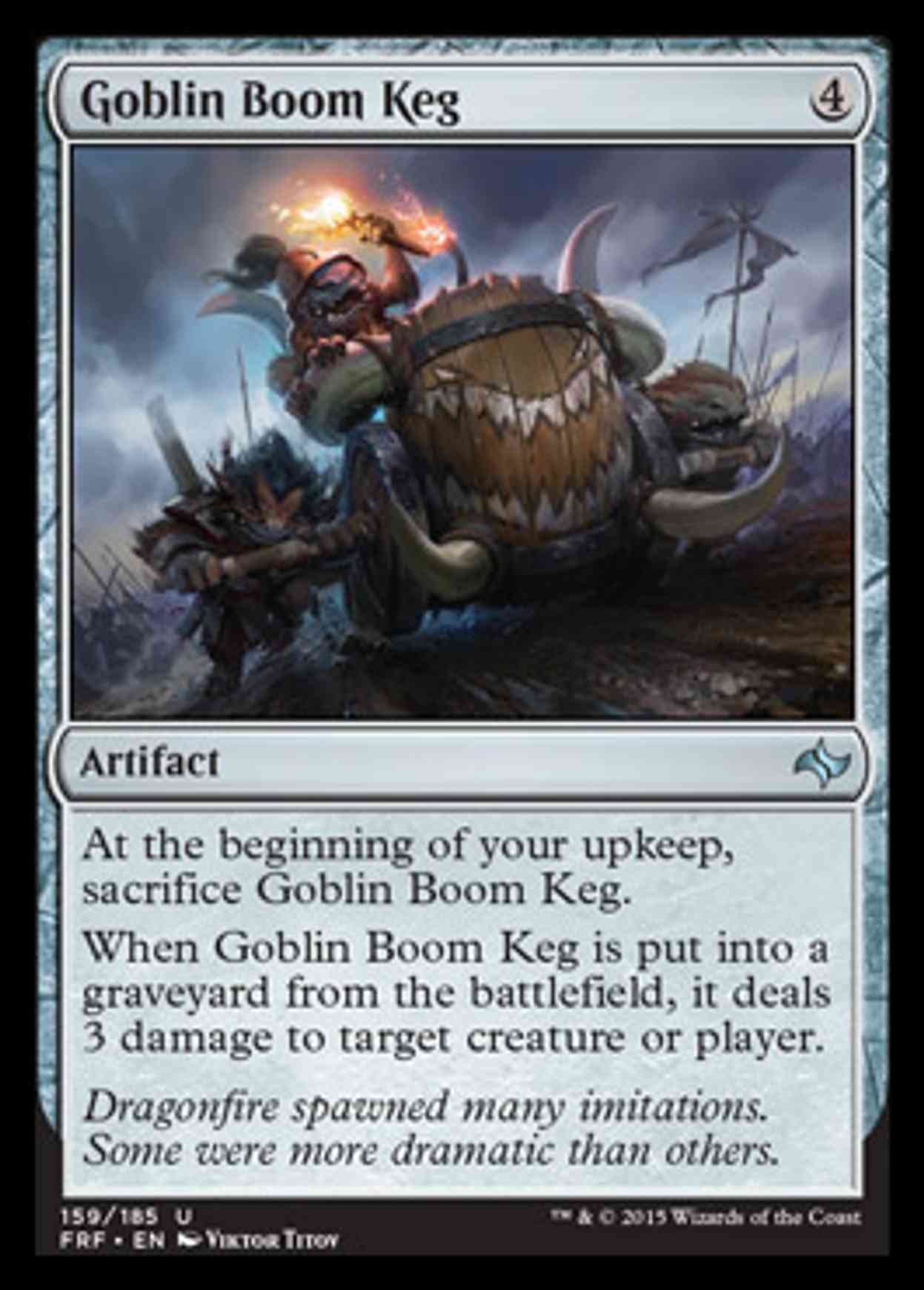Goblin Boom Keg magic card front